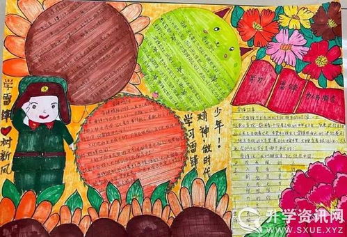 成都三岔湖小学开展传承雷锋精神,争做新时代雷锋手抄报评比