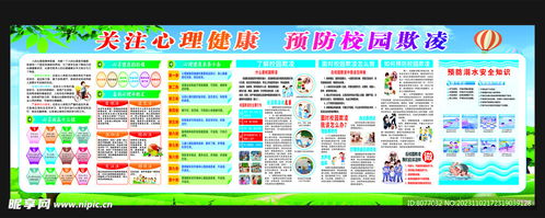 关注心理健康预防校园欺凌设计图
