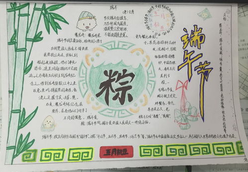 端午节手抄报图片4张