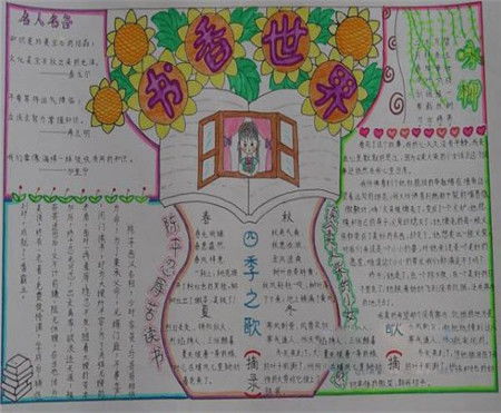 读书手抄报书籍