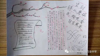 看着万中孩子们的手抄报,我感觉回到了过去