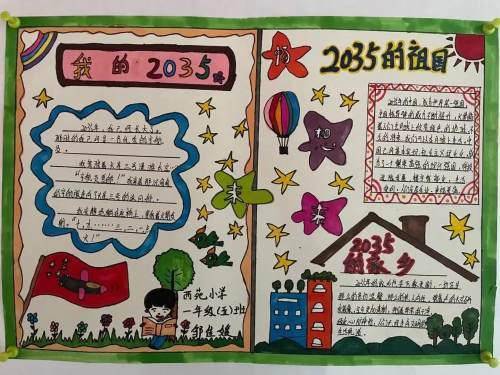 市图书馆学习全会精神畅想二三五青少年手抄报一至三年级组获奖作品展