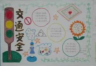 关于交通安全的手抄报图
