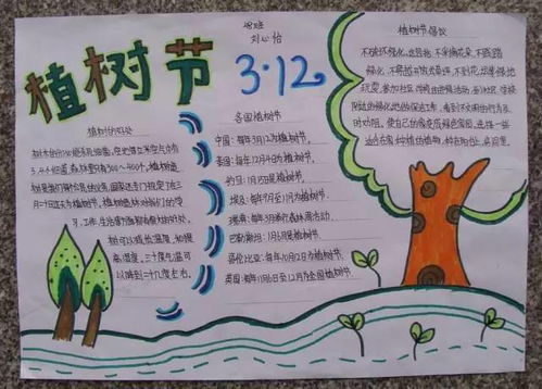 可打印丨3.12植树节文字素材手抄报16年级作文范文,快收藏
