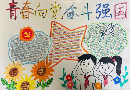 青春向党,奋斗强国绘画手抄报短视频原创征集活动手抄报组获奖作品展