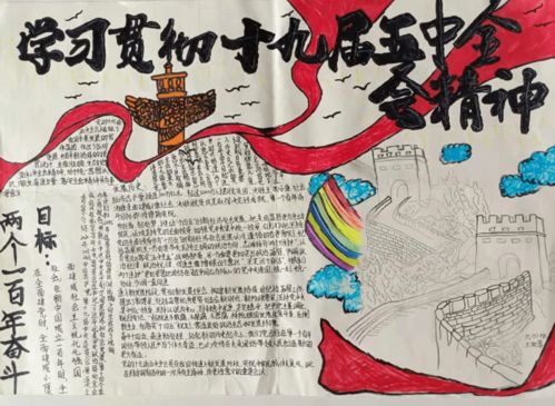 红领巾看全会长大以后的世界我的二三五手抄报征集一