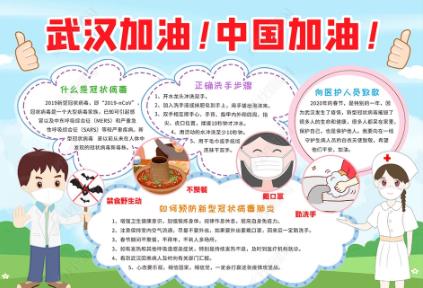 小学生肺炎疫情手抄报图片简单漂亮