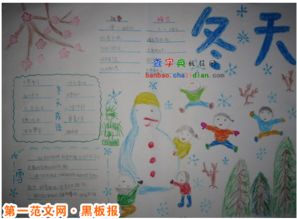 安全教育黑板报内容冬季安全手抄报集锦