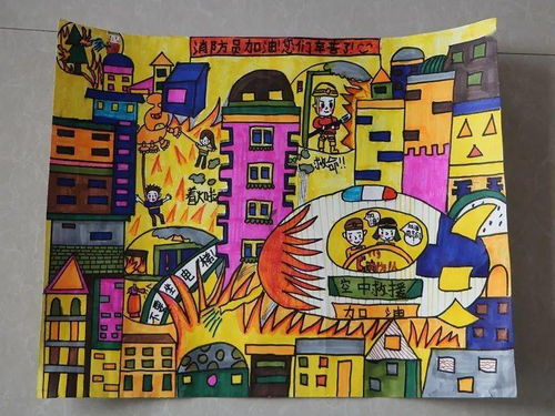 我是小小消防员儿童消防绘画作文大赛精彩回顾