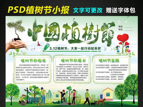 植树节小报绿色环保手抄报爱护环境电子小报图片素材psd模板下载72.13mb植树节手抄报大全节日手抄报