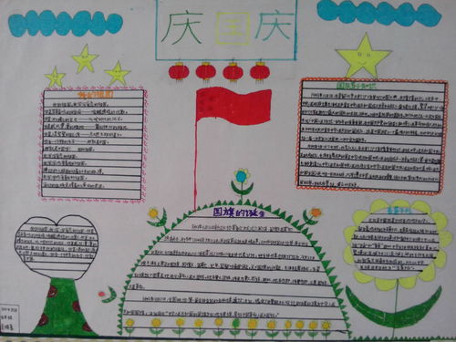 庆国庆手抄报简单大方