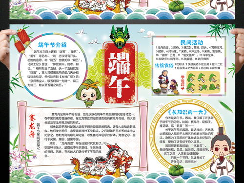 word端午节小报传统习俗手抄报电子小报图片素材worddoc模板下载159.55mb端午节手抄报大全节日手抄报