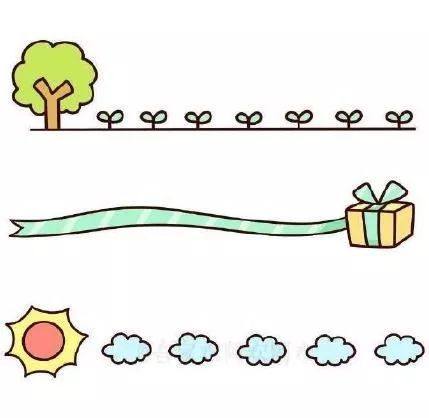 每天学一幅简笔画100种手抄报花边边框瞬间能让你的手抄报拥有灵魂太赞啦