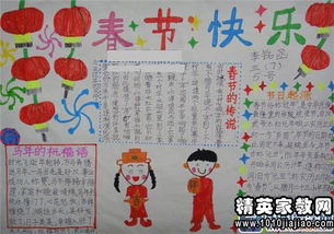 2015羊年春节手抄报内容大全