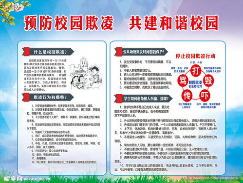 预防校园欺凌共建和谐校园设计图