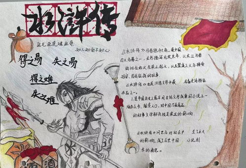 试看书林隐处几多俊逸儒流初三a部语文组举办水浒传手抄报评比大赛
