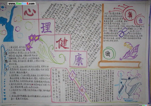 心理手抄报版面设计图