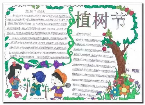 2022植树节手抄报大全作文素材精选,简单又漂亮