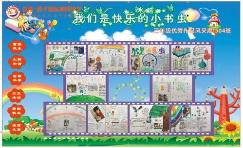 五彩缤纷的阅读世界记砂子塘东澜湾小学三年级语文学科节活动