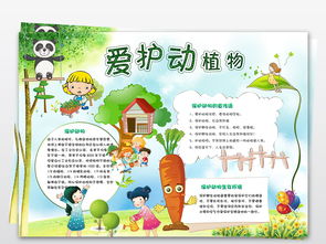 保护动植物手抄报电子小报模板下载图片素材worddoc1.66mb爱护动植物手抄报大全环保手抄报