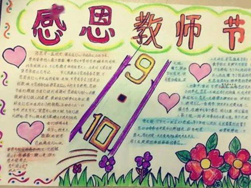 教师节香坊区图书馆眼中的您手抄报作品展