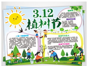 植树节小报绿色环保手抄报爱护环境电子小报图片素材worddoc模板下载106.64mb植树节手抄报大全节日手抄报