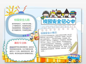 校园安全记心中小报消防手抄报交通电子小报图片素材worddoc模板下载1.35mb校园安全手抄报大全安全手抄报