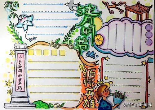 清明节手抄报,清明节的由来和习俗您了解多少赶快收藏转发吧
