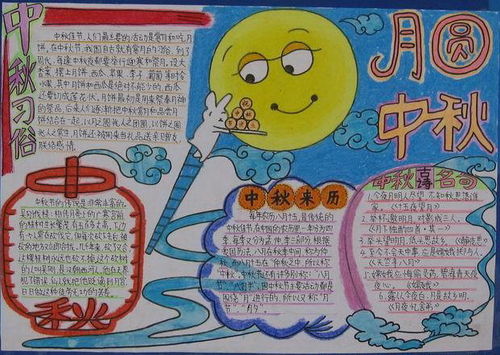 月圆中秋手抄报图片大全