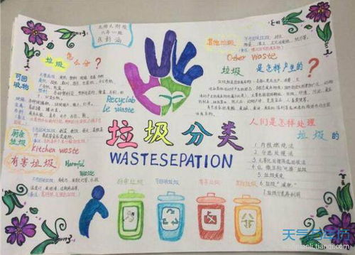 2020垃圾分类手抄报图片2020垃圾分类一等奖作品画