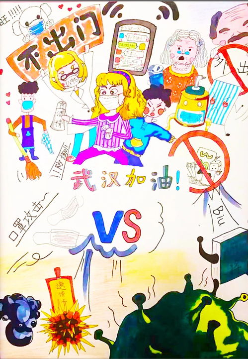 抗击疫情,从我做起系列报道六小学高年级组作品展示上