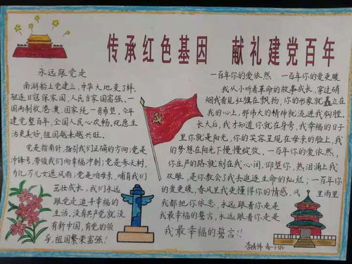 昌黎县第一中学开展纪念建党100周年手抄报评比活动