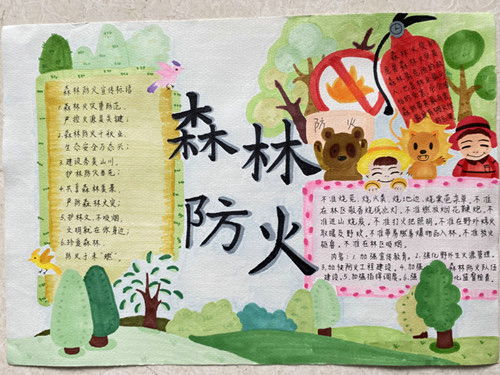 泸州市纳溪区学校开展森林防灭火宣传教育