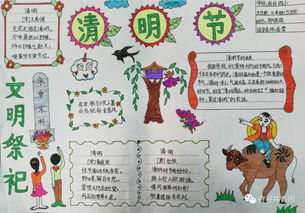 作品展示丨2019年绿色清明文明祭扫主题手抄报比赛获奖作品展示优秀奖