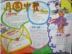 中秋节80字的手抄报