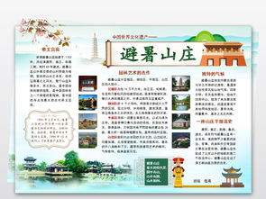 word电子小报中国世界文化遗产避暑山庄图片素材worddoc模板下载34.65mb地理手抄报大全学科手抄报