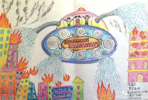 我是小小消防员第二届儿童消防绘画作文竞赛开始投票啦绘画篇