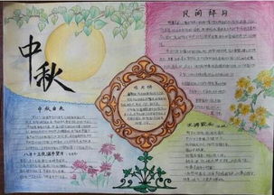 七年级中秋节手抄报内容大全