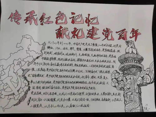 昌黎县第一中学开展纪念建党100周年手抄报评比活动
