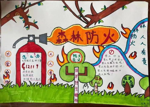 森林防火人人有责永威小学开展森林防火宣传教育活动