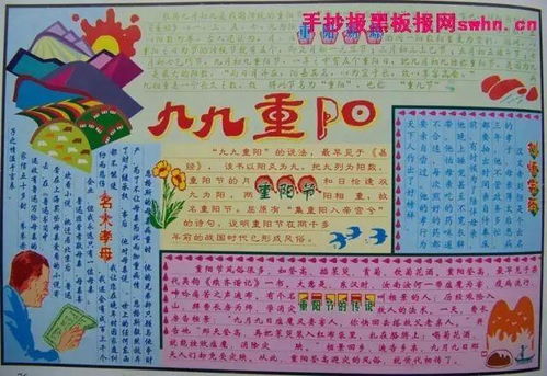 重阳节手抄报来了