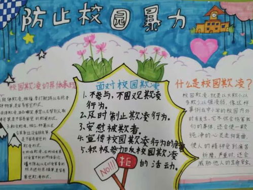 用手抄报教你如何预防欺凌