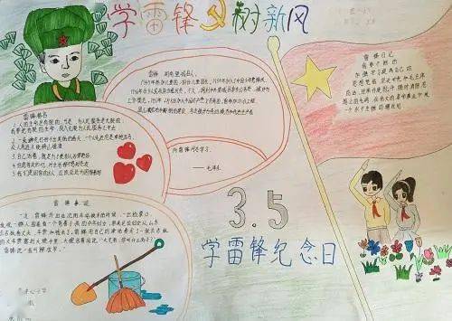 学雷锋精选手抄报文字素材雷锋事迹视频