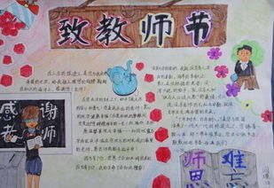 教师节手抄报阳光老师