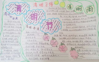 清明节手抄报图片