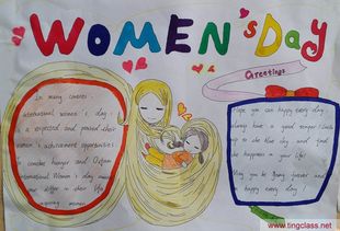 三八妇女节英语手抄报happywomensday