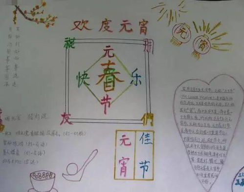 元宵节即将到来,描写元宵节的好词好句好段好诗手抄报,值得收藏