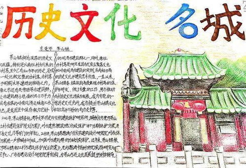 一城一世界历史文化名城手抄报优秀作品新鲜出炉