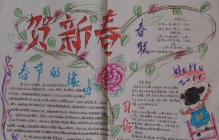 2016春节手抄报文字素材