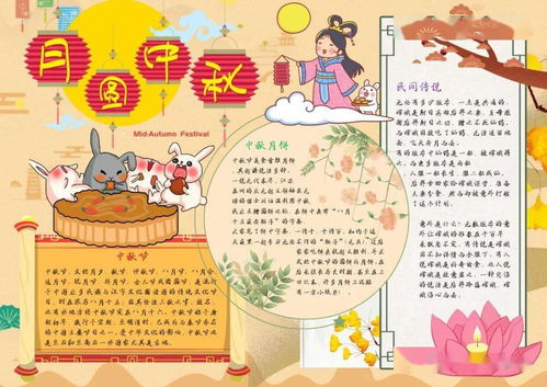 中秋节手抄报模板好词好句好段好诗范文,为孩子收藏